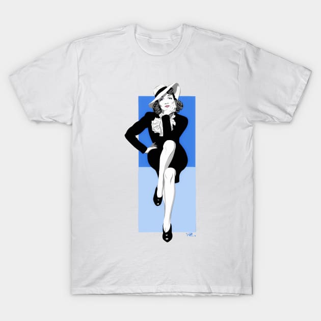 Marlene Dietrich T-Shirt by PLAYDIGITAL2020